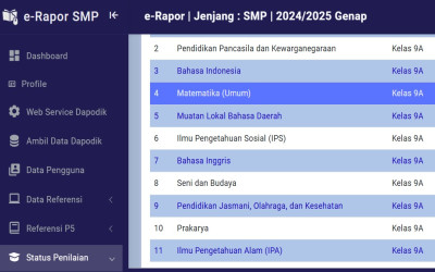 Sosialisasi Penggunaan Aplikasi e-Rapor Versi 2025 Kemdikdasmen bagi Guru-guru SMPN 28 Satap Salenrang-Maros