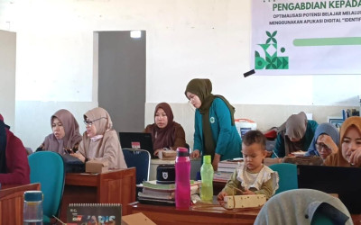 SMP NEGERI 28 SATAP SALENRANG TERPILIH SEBAGAI  SEKOLAH PERTAMA UNTUK PELUNCURAN APLIKASI VAK-ZA OLEH  TIM PENGABDIAN UMMA